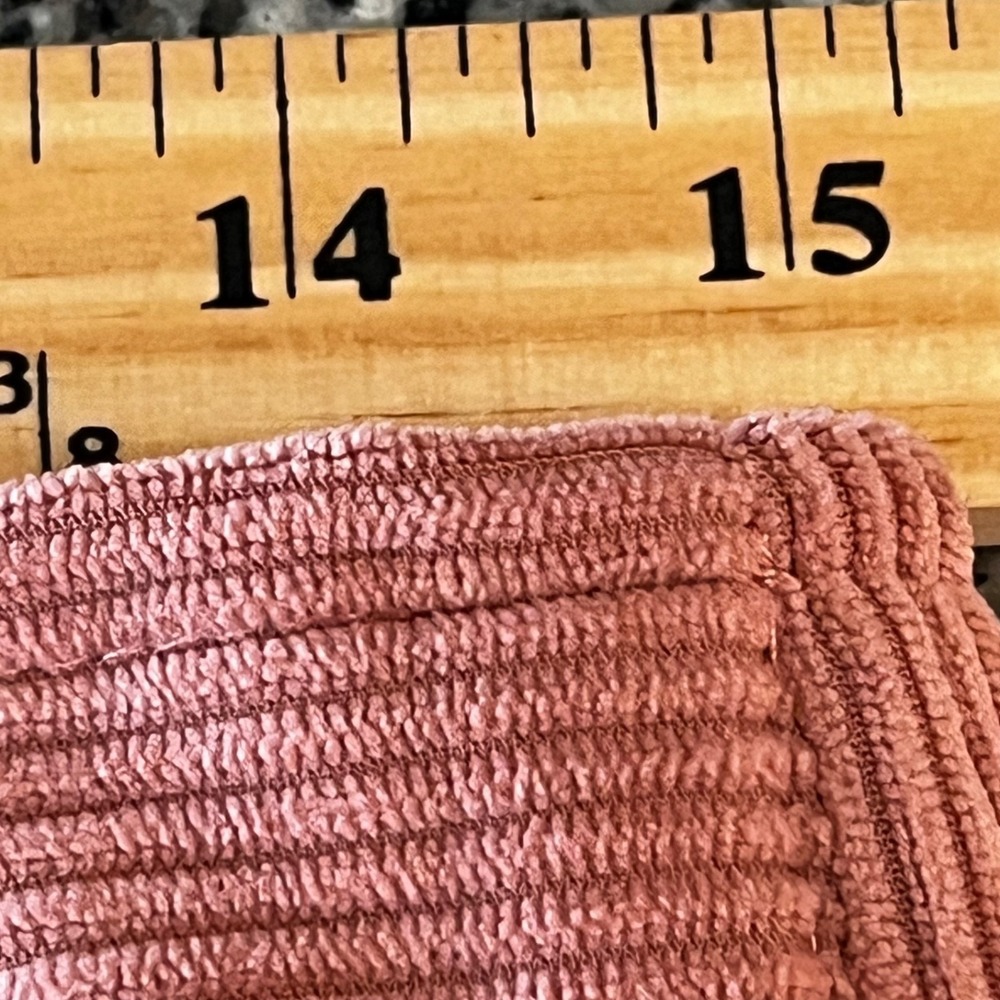 NWT Halara Corduroy Casual Pants Womens XL Pink Mid Rise Zipper Pocket - Picture 10 of 11